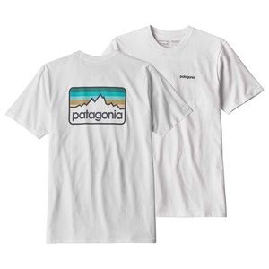 Patagonia responsibili-tee white short sleeve tee